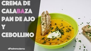 CREMA de CALABAZA Fácil  Recetas saludables [upl. by Ennayllek]