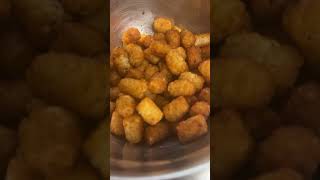 I finally figured out how to deep fry tater tots [upl. by Elocyn]