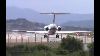 Atterraggi e decolli difficili  aeroporto Costa Smeralda  Olbia  092016 [upl. by Duster]