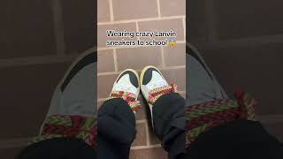 No way this happened sneakers shoes Lanvin sneakercollection viral funny designershoes [upl. by Annahavas142]