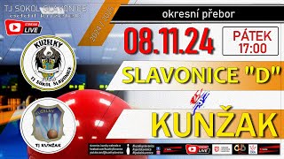 OP JH  08112024  Slavonice D vs Kunžak [upl. by Aniluap]