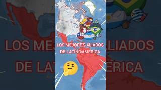 LOS ALIADOS DE LATINOAMÉRICA countryballs paises mapa guerra latinoamerica [upl. by Hayifas528]