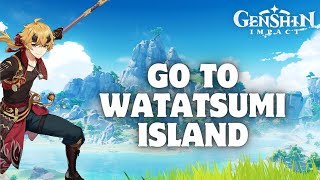 How to Go to Watatsumi Island in Genshin Impact in 2024 [upl. by Edahs]