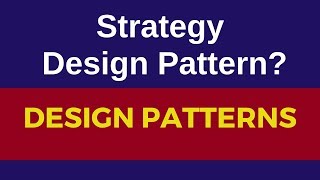 Strategy design pattern real world examplestrategy pattern [upl. by Dracir]