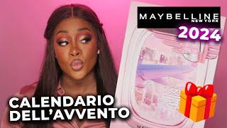 CALENDARIO DELLAVVENTO MAYBELLINE 2024 24 caselle 🎁 [upl. by Braynard]