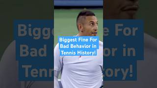 The Biggest Fine for Bad Behavior in Tennis History shorts sports tennis [upl. by Magdalena]