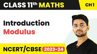 Introduction  Modulus  Maths Class 11 [upl. by Jessika830]