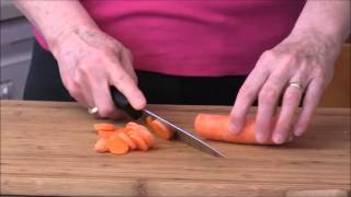 How To Chop Vegetables with a Chefs Knife Part 1 [upl. by Charlena]