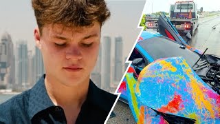 YouTuber Crashes McLaren While Streaming Jack Doherty [upl. by Idissac297]