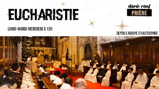 Eucharistie à labbaye dHautecombe  mardi 8 décembre 2020 [upl. by Eentirb395]