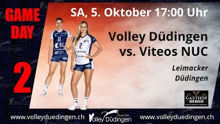 Volleyball NLA Saison 20242025 Volley Düdingen  Viteos NUC [upl. by Orlando]