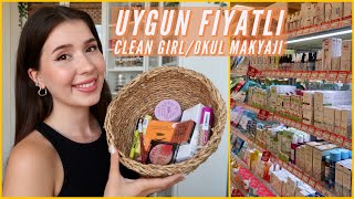 UYGUN FİYATLI CLEAN GIRLOKULA DÖNÜŞ MAKYAJI  mağaza gezmesi amp alışveriş 🛍 [upl. by Winwaloe20]