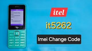 itel it5262 Imei Change Code  100 Working  itel imei change [upl. by Keemahs]