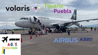 Tight Legroom Volaris Airbus A320 Trip Report TijuanaPuebla [upl. by Igiul]