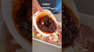 Pulled CHICKEN BBQ Style Part 1 cooking asmr food bbq asmrvideo pulled chicken yummy [upl. by Leunamme644]