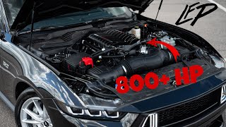 2024 Ford Mustang SUPERCHARGED with over 800 HORSEPOWER FIRST BUILD [upl. by Ennyleuqcaj]