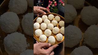 Desiccated Coconut Laddoo  reemasnorthsouthkitchen shorts ytshorts [upl. by Hach400]