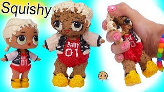 DIY SQUISHY DOLL  Handmade Do It Yourself Sponge Craft Video [upl. by Appilihp]