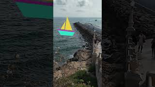 Short  A walk in Sitges 2024  Catalunya XX 4K  Gadabout039 Osmo Action 4 [upl. by Kei]