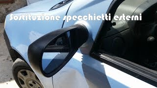 Sostituzione specchietti esterni su Fiat Punto 3 serie [upl. by Sura]