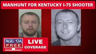 Manhunt for Kentucky I75 Shooter  LIVE Breaking News Coverage Laurel County [upl. by Renado]