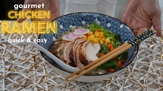 Flavorful Chicken Ramen  Includes Ramen Soup Recipe [upl. by Merth528]