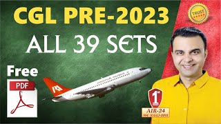 SSC CGL PRE 2023 MATHS ALL 39 Sets by RAJA SIR  SSC CGL PRE 2023 Previous Year Questions [upl. by Lorinda]