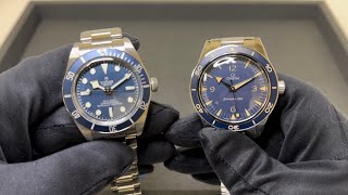 Tudor Black Bay 58 vs Omega Seamaster 300 Heritage [upl. by Refinnej]