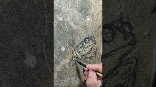 Stone carving frog crafts diy craftsmanartwareartisansculpturestonecutter [upl. by Mandeville]