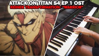 Attack on Titan Season 4 Episode 1 OST  Reiner Transformation  quotWARRIORquot EPIC ORCHESTRAL COVER [upl. by Schuyler112]