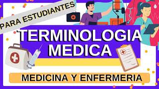 TERMINOLOGIA MEDICA  ENFERMERIA Y MEDICINA 📚PREFIJOS Y SUFIJOS EJEMPLOS [upl. by Reagan]