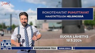 Rokotehaitat puhuttavat  Katuhaastatteluja Helsingissä Suora Lähetys [upl. by Adnoryt]