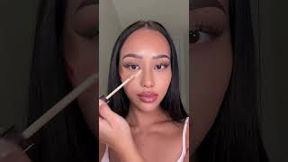 😍 QUICK Fake Face Lift Makeup Tutorial 👏 How To Snatched Face Full Glam shortsmakeup facelift [upl. by Suilmann]