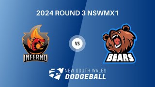 2024 NSWDL R3 Mixed Div 1 Burwood Bears vs Ashfield Fury [upl. by Hanfurd]