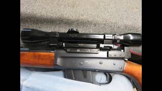 REMINGTON MODEL 81 WOODMASTER SEMI AUTO RIFLE 300 SAVAGE CALIBER EXCELLENT [upl. by Asemaj440]