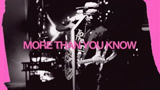 blink182  MORE THAN YOU KNOW Official Lyric Video [upl. by Gnov110]