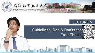 Lecture 5 Guidelines Dos amp Donts for Your Thesis [upl. by Diantha182]