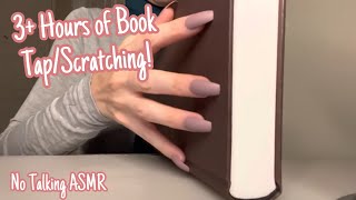 ASMR  3  Hours of Book Tapping amp Scratching  No Talking  ASMRVilla [upl. by Goss]