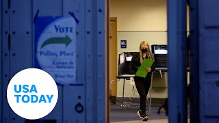 Long lines voting equipment failures create challenges for voters  USA TODAY [upl. by Essirehc]