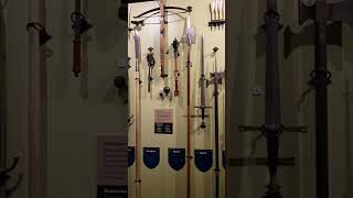 Weapons Used At The Battle Of Bosworth War Of The Roses Bosworth Heritage Centre England UK [upl. by Auqkinahs]