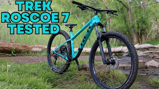 Best Beginner Mountain Bike For Any Rider  Trek Roscoe 7 [upl. by Gable]