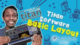 Basic layout of Avolites Titan  Easy to use Lighting Control Software [upl. by Jock]