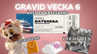 GRAVID VECKA 6 VLOGG Kryssning [upl. by Sherye282]