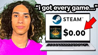 HOW TO GET ANY STEAM GAME FOR FREE Works Instantly NO BS [upl. by Gottfried]