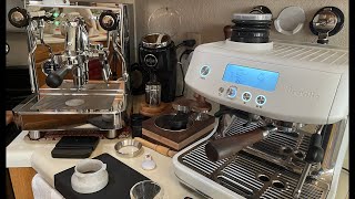 4K Coffee Setup vs Breville Barista Pro  Quick Mill Vetrano 2B Evo Espresso Machine [upl. by Trilbi]