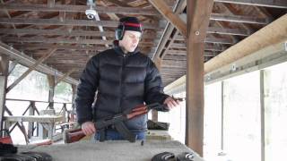 AK 47 Muzzle Brakes  Demonstration  Test in HD AK74SlantNut [upl. by Kendy273]