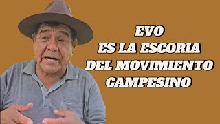 Ex dirigente campesino destroza a Evo Morales [upl. by Ecertal]