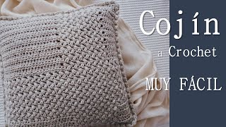 Cojín a crochet ¡Muy fácil y paso a paso [upl. by Annahtur]