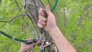 Friction Saver Basics For Doubled Rope Technique DdRT  Arborist Climbing [upl. by Hallett]