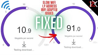 How To FIX WiFi Issues  IP Address  WiFi Adapter  Slow WiFi Speeds On PC Problems FIXED [upl. by Aelram623]